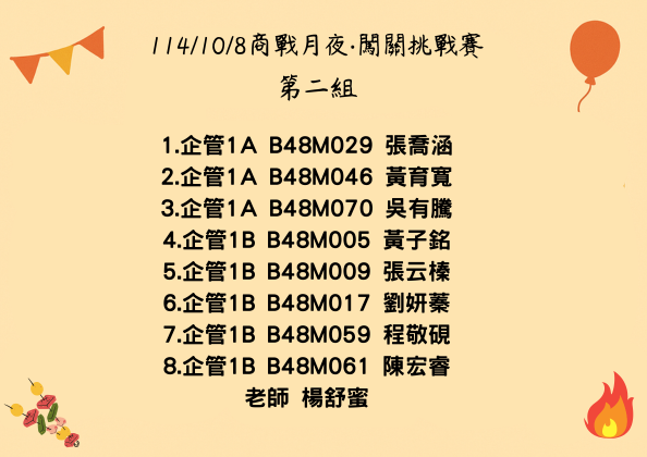 1141008商戰月夜•闖關挑戰賽圖片