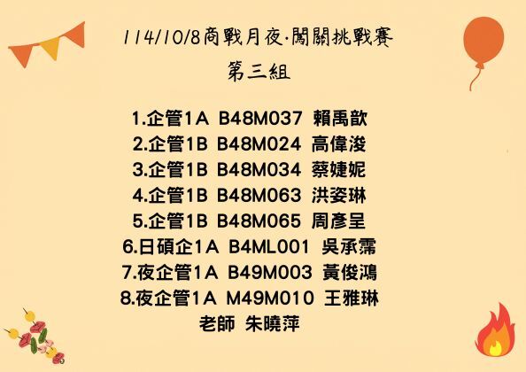1141008商戰月夜•闖關挑戰賽圖片