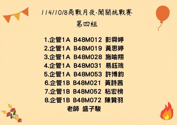 1141008商戰月夜•闖關挑戰賽圖片