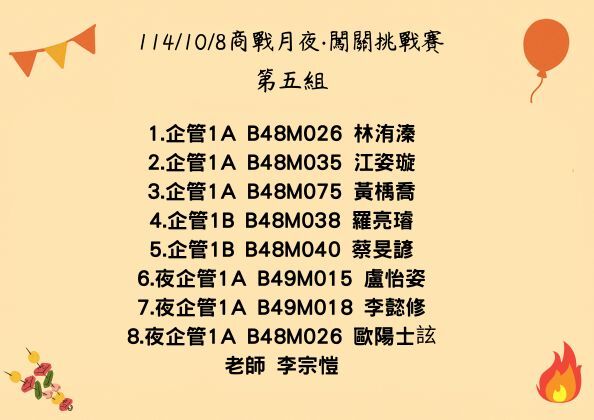 1141008商戰月夜•闖關挑戰賽圖片